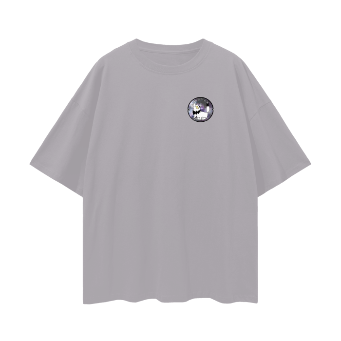 Space Kitty Oversize Deep Drop Shoulder Tee