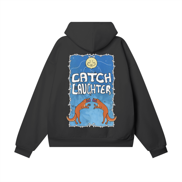 Catch Laughter Oversize Heavyweight Hoodie