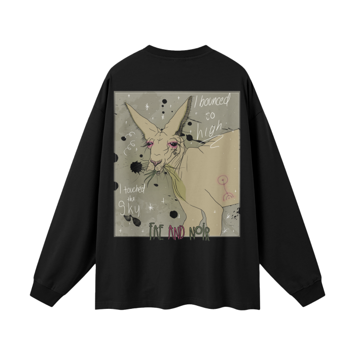 Bounce High, Touch the Sky Cotton Long Sleeve Tee