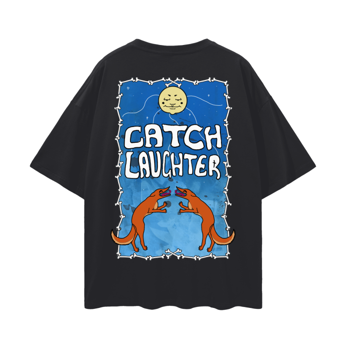 Catch Laughter Oversize Drop Tee