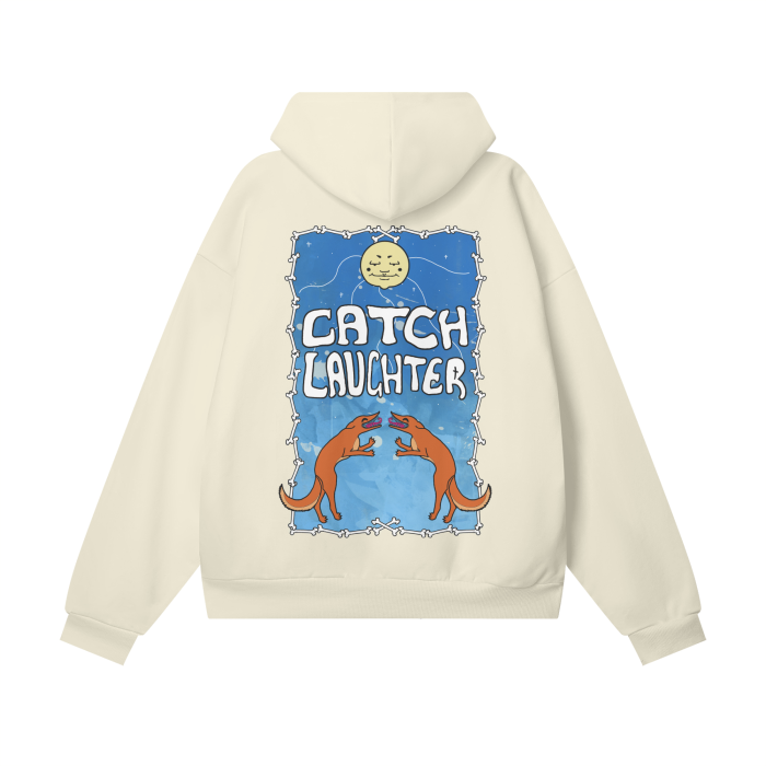 Catch Laughter Oversize Heavyweight Hoodie