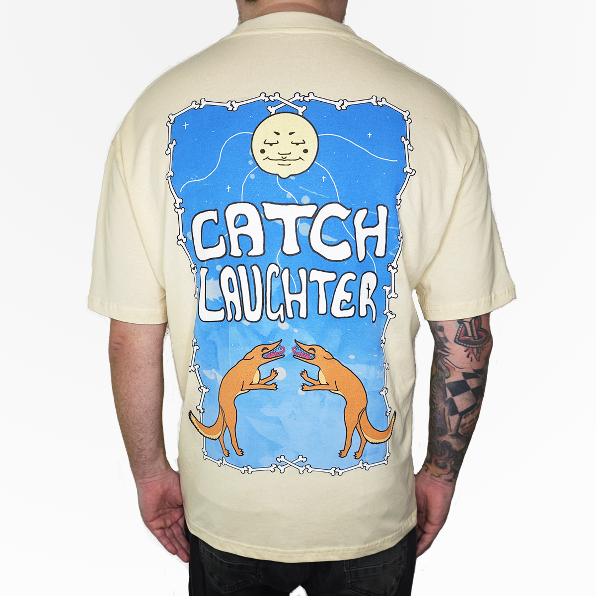 Catch Laughter Oversize Drop Tee