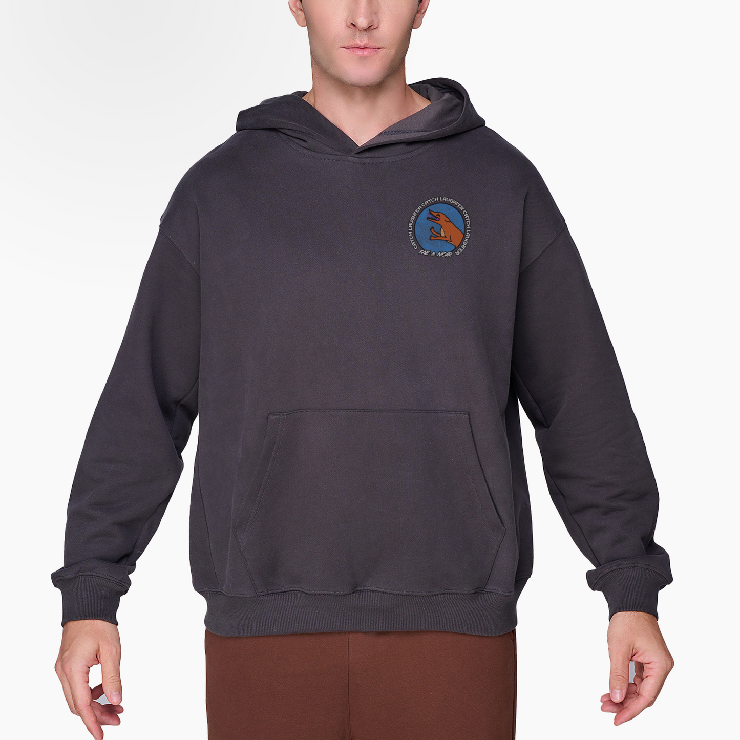 Catch Laughter Oversize Heavyweight Hoodie