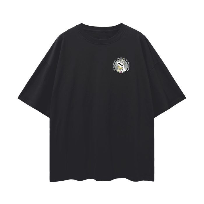 Cockatoo Crew Oversize Deep Drop Shoulder Tee